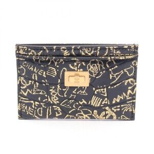 Chanel 2.55 Graffiti Card Case Holder #328474C10B